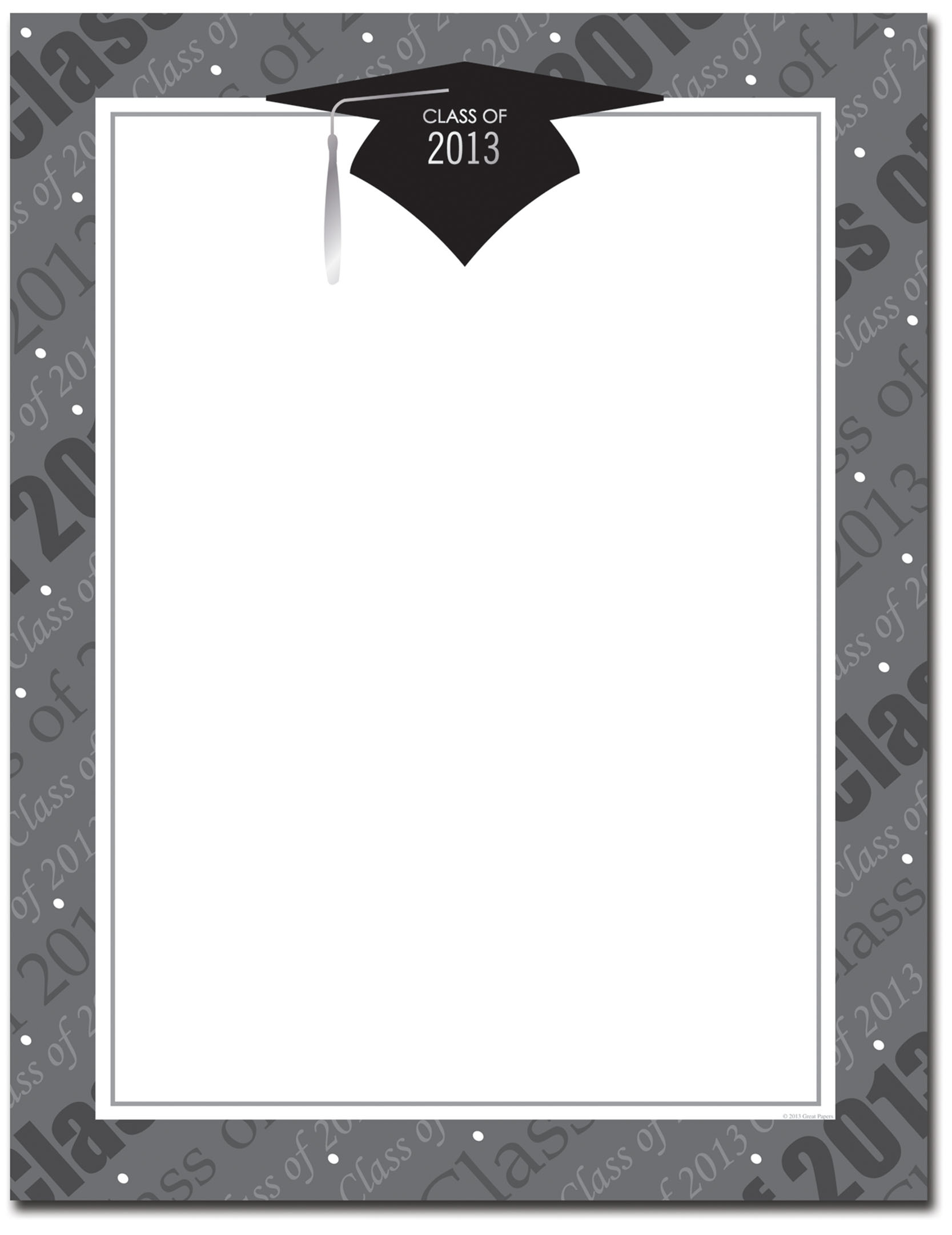 Graduation Border Paper