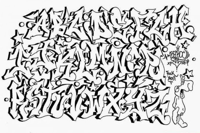 Graffiti Alphabet Fonts