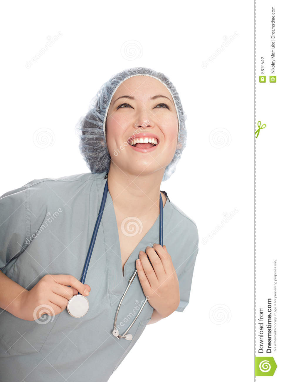 Happy Excited Nurse