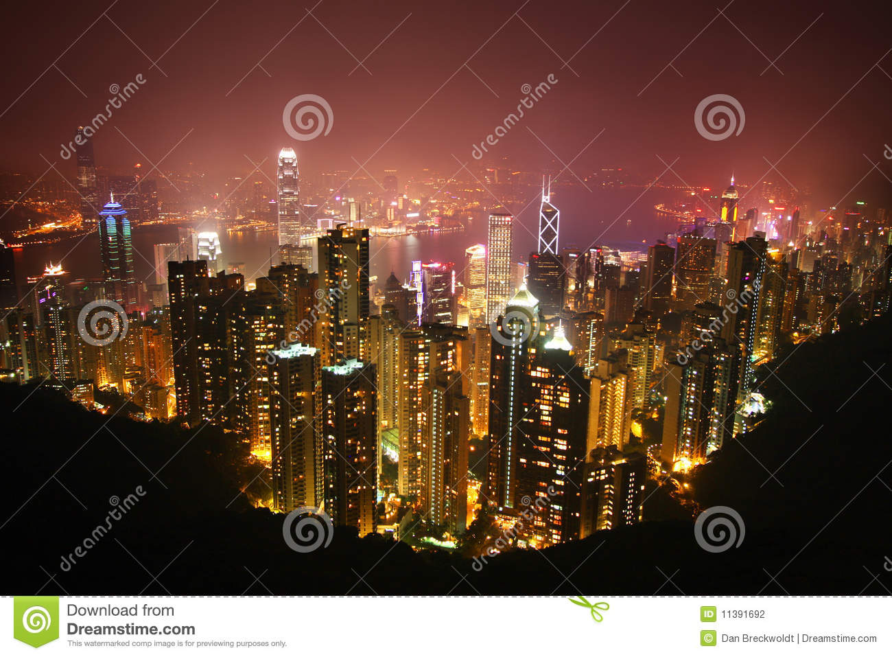 Hong Kong Night View