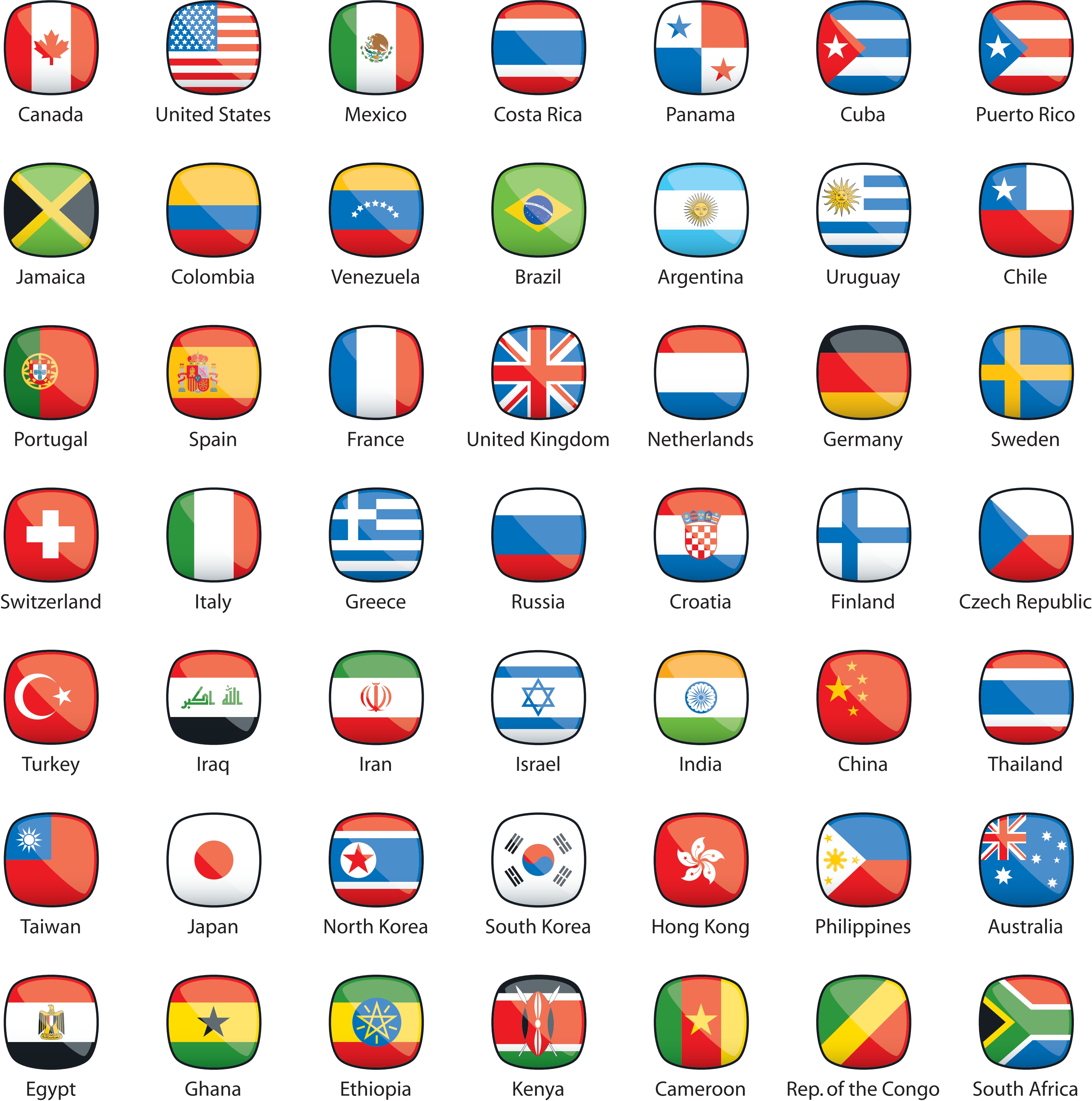 International Flag Icons