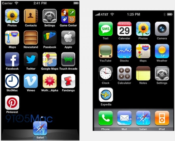iPhone 5 Home Screen Icons