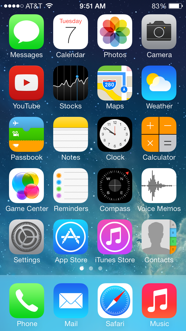 iPhone Home Screen Set Up