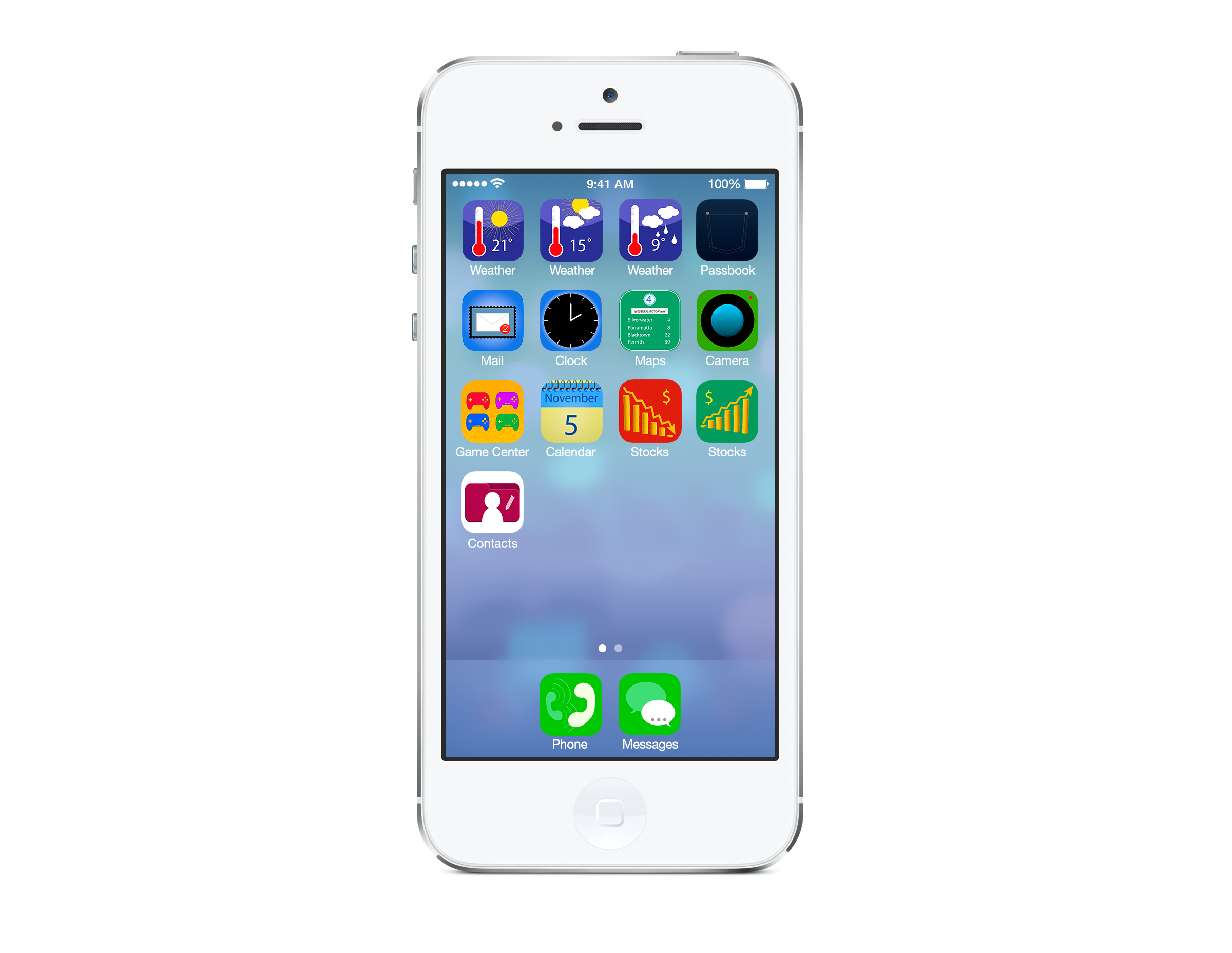 iPhone iOS 7 Icons