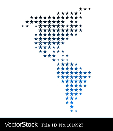 Latin America Vector Map