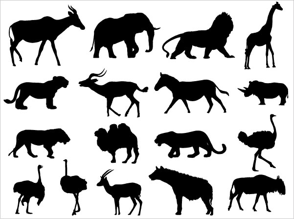 Lion Animal Silhouette Vector Lion Animal Silhouette Vector
