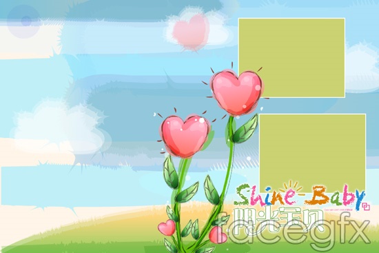 Love Flower Template