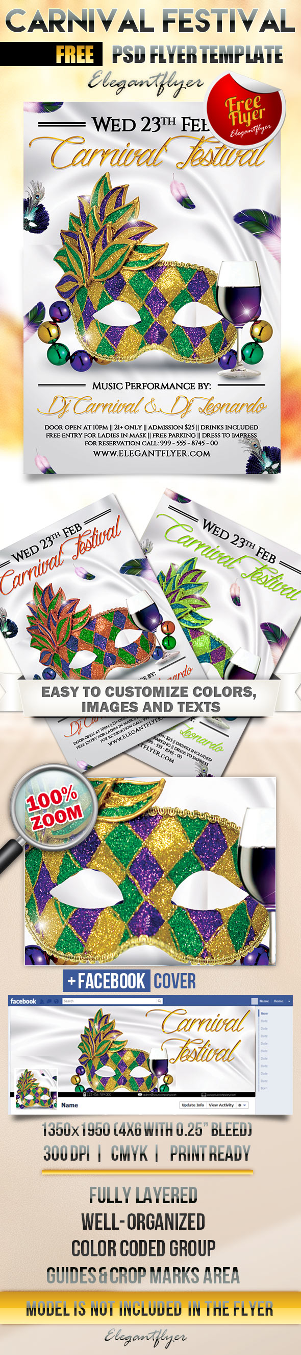 Mardi Gras Flyer Template Free Mardi Gras Flyer Template Free
