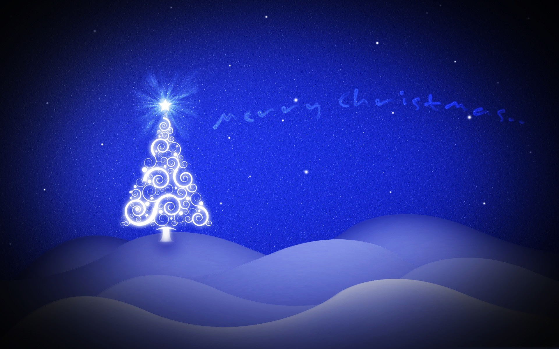 Merry Christmas Tree Wallpaper