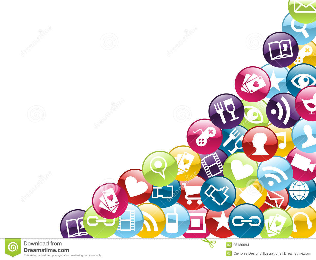 Mobile Phone App Icons Mobile Phone App Icons