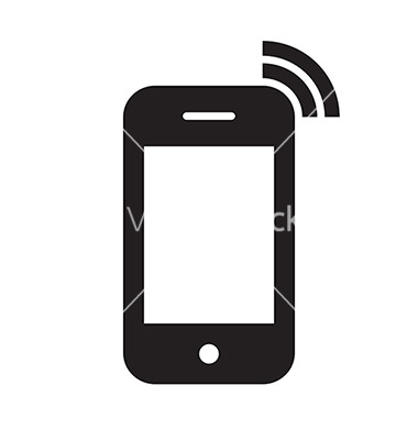 Mobile Phone Icon Vector