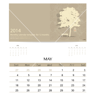 Monthly Calendar Template