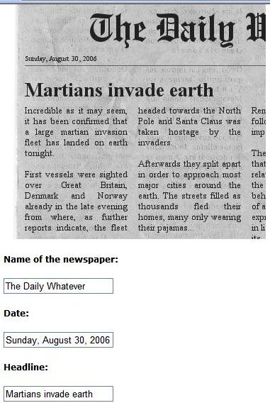 Newspaper Title Names