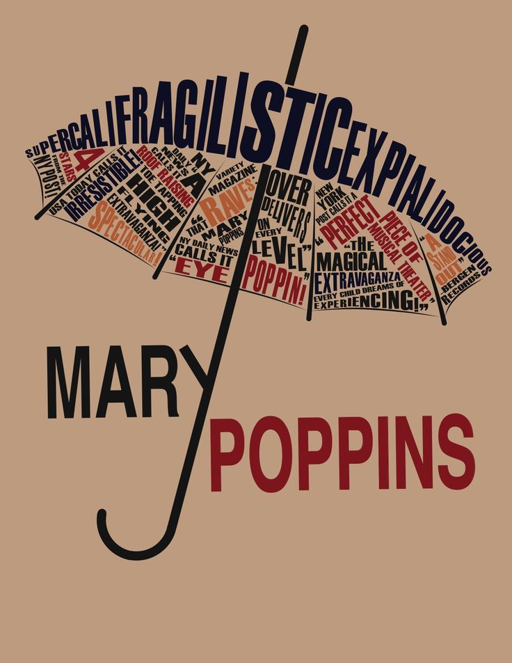 Paula Scher Mary Poppins