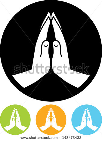 Praying Hands Vector