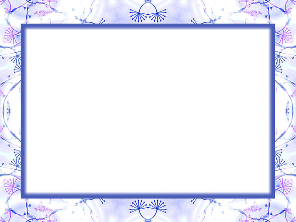 Pretty Blue Borders Design