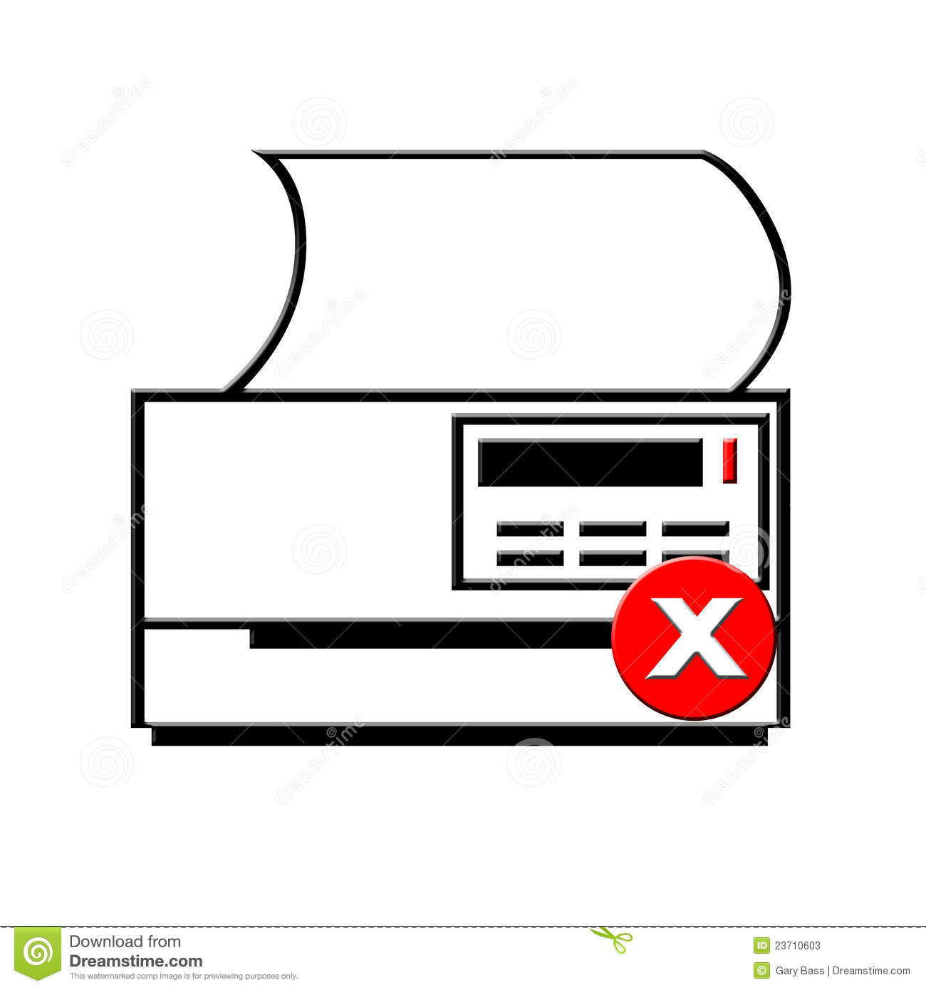 Printer Icon Error