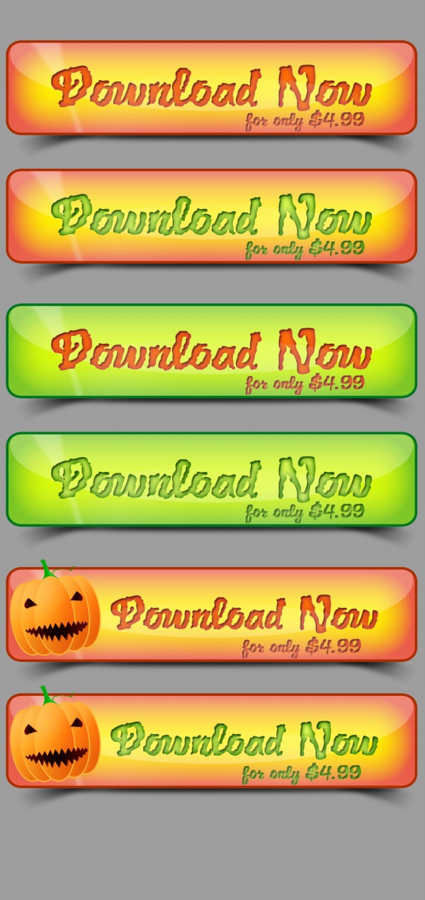 PSD Buttons Free Download