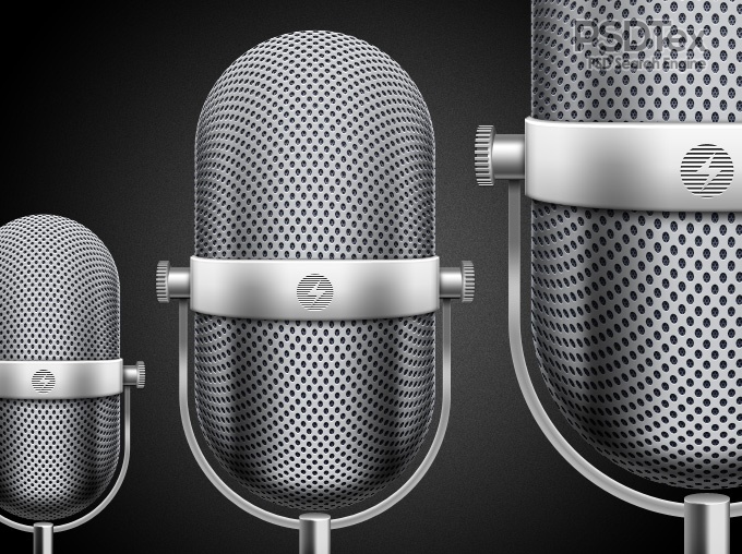 Radio Microphone Vector