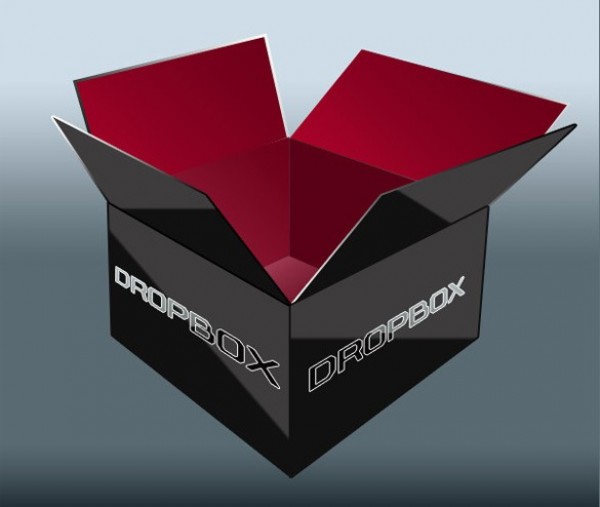 Red Drop Box Icon