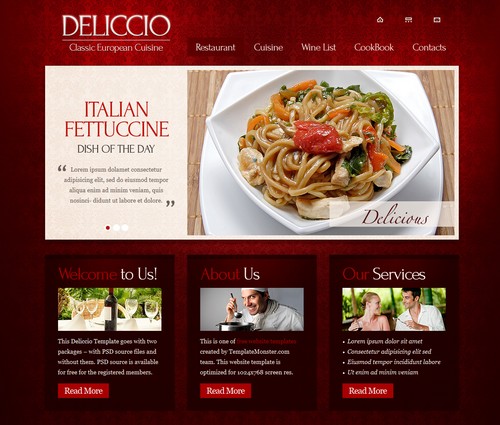 Restaurant Website Templates