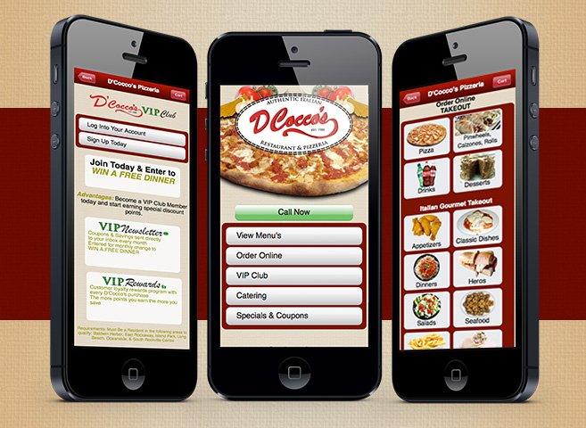 Restaurants Mobiles Sites