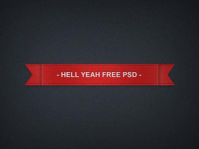 Ribbon Banner PSD Ribbon Banner PSD