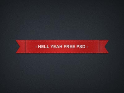 Ribbon Banner PSD