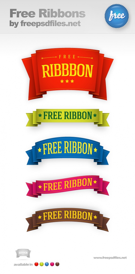 Ribbon Templates Free