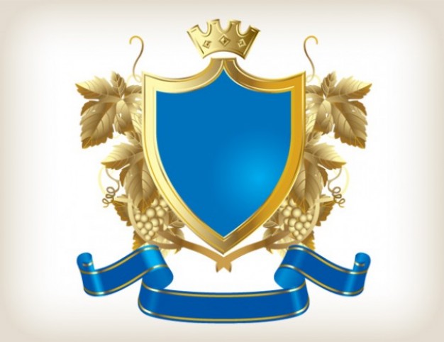 Royal Shield Logo Ribbon