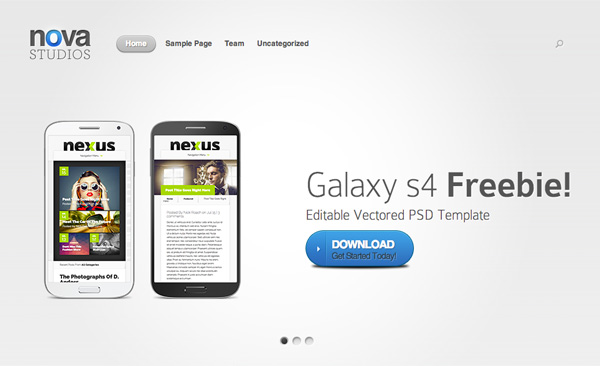 Samsung Galaxy S4 PSD