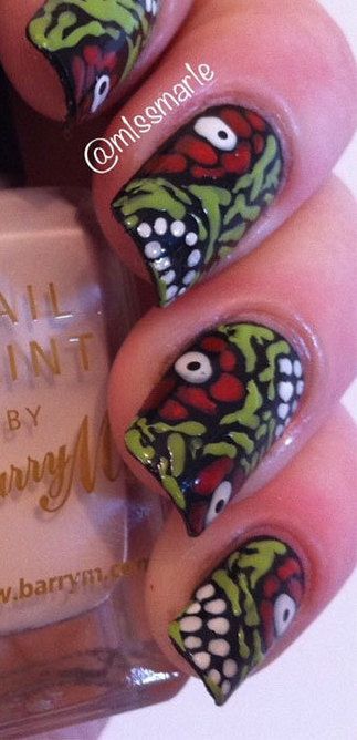 Scary Nail Art