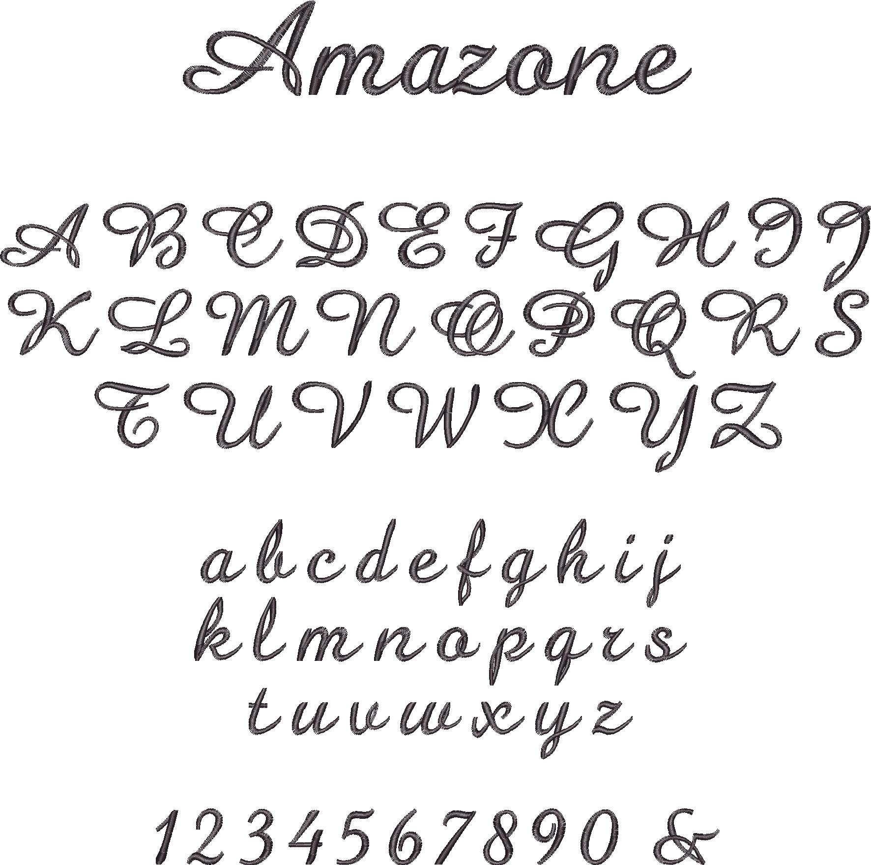 Script Font Styles Names