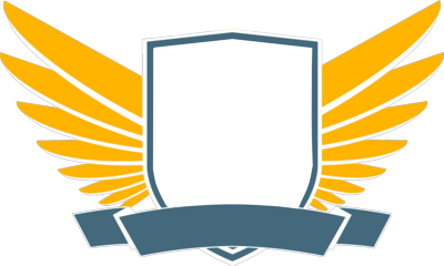 Shield with Wings Logo Shield with Wings Logo