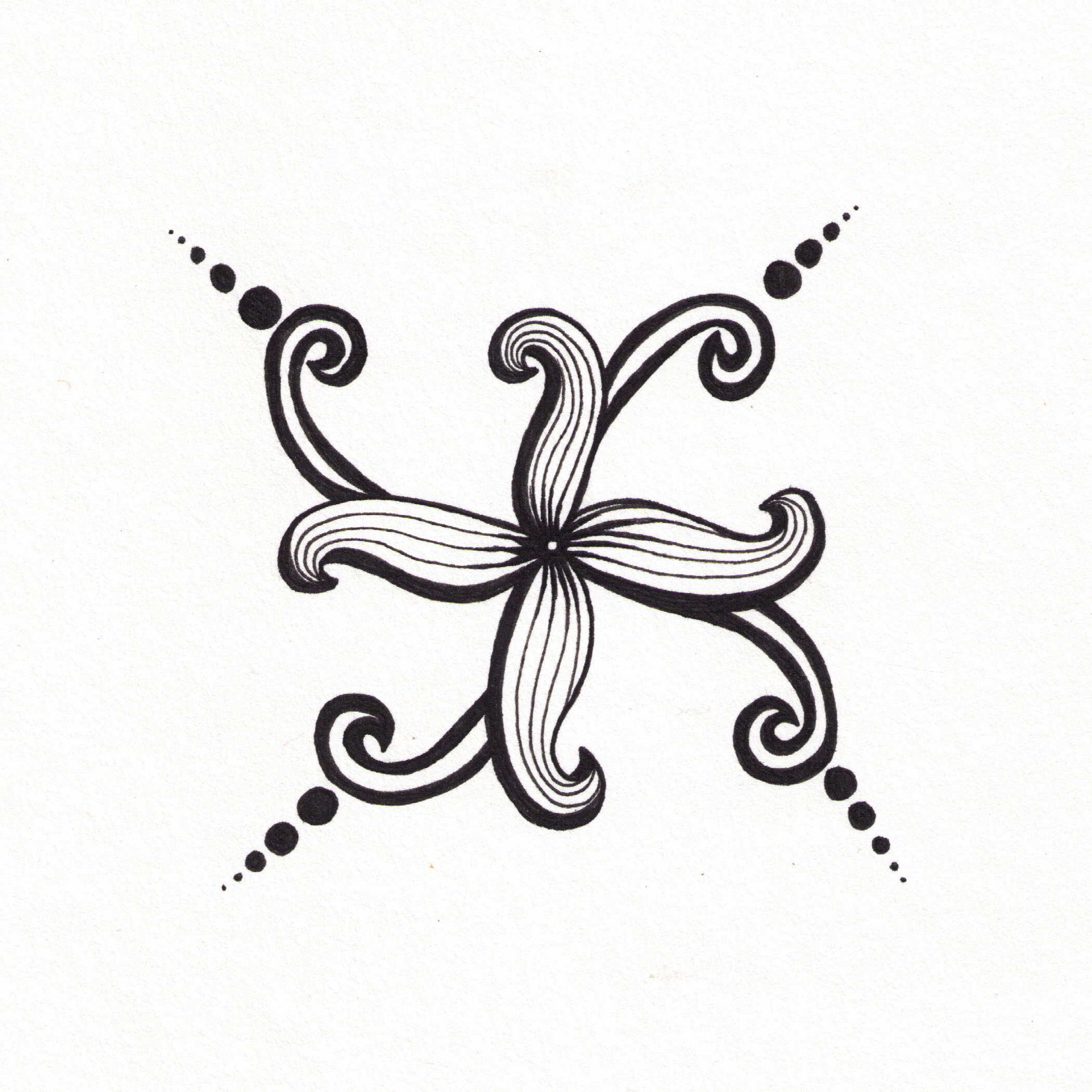 Simple Flower Designs Drawings