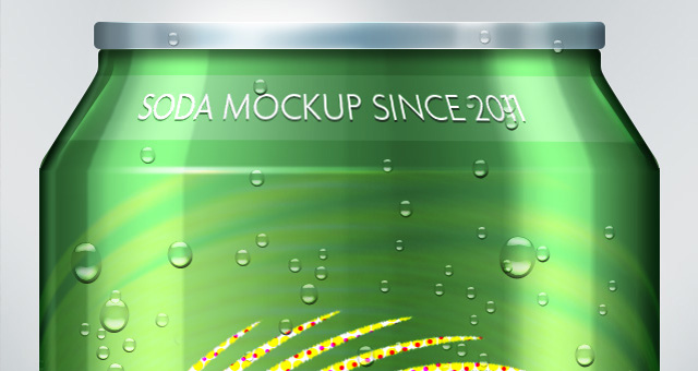 Soda Can PSD Mockup Template