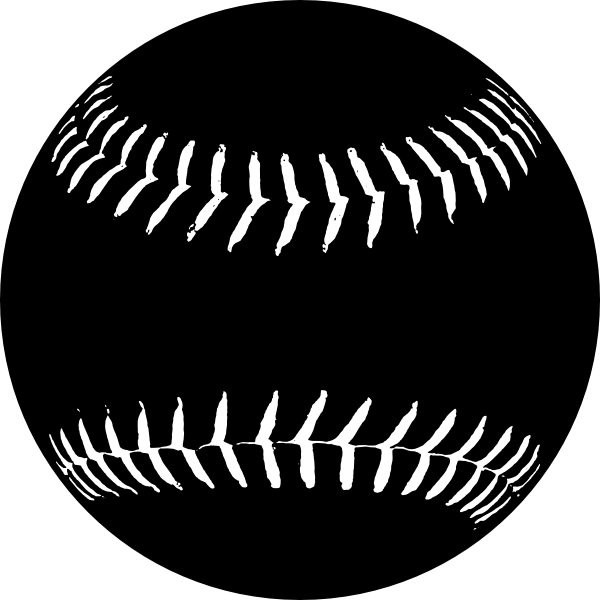 Softball Clip Art Black and White Softball Clip Art Black and White