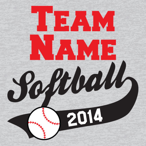 Softball Vector Clip Art