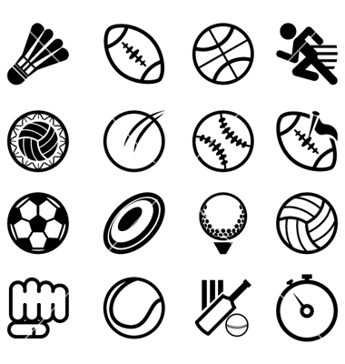 Sport Icons Vector Free