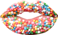 Sprinkle Covered Lips
