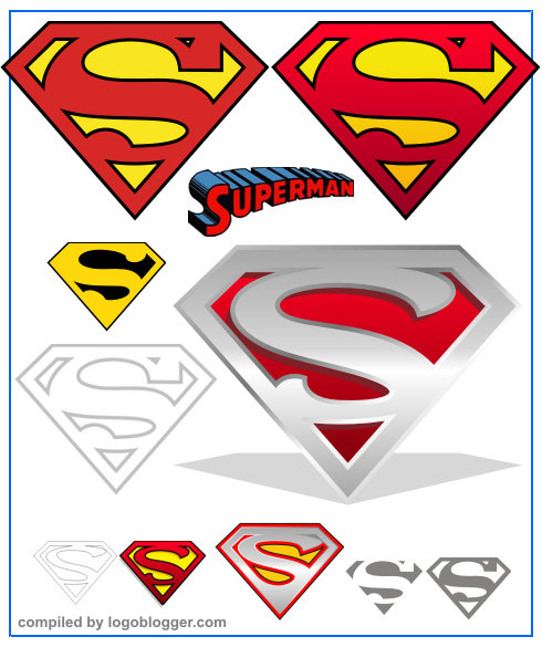 Superman Logo Template