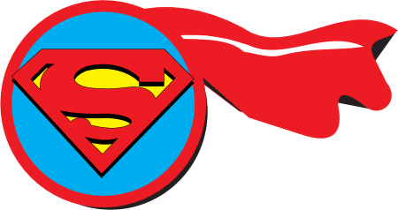 Superman Logo Vector Letters
