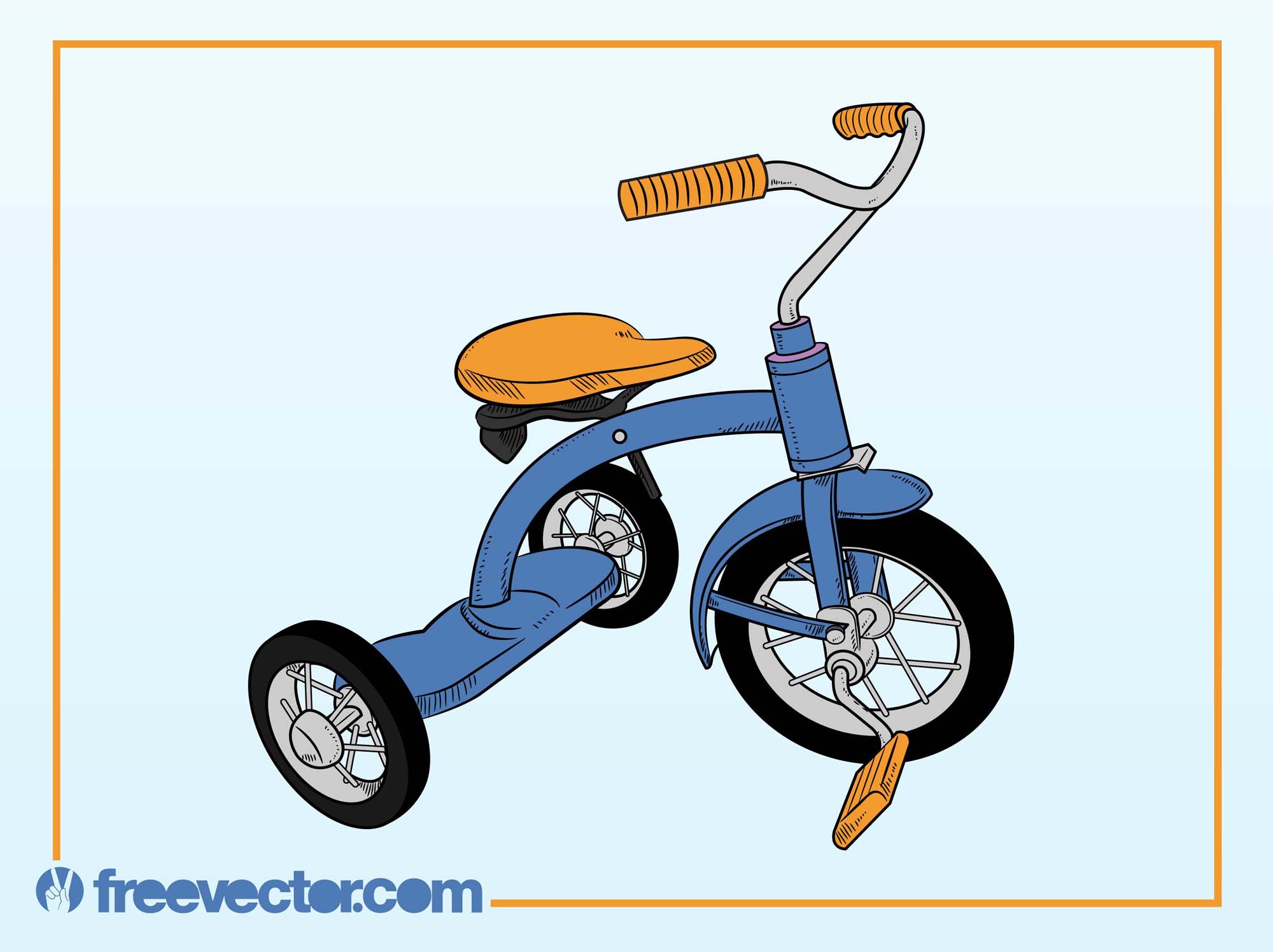 Tricycle Cartoon Clip Art