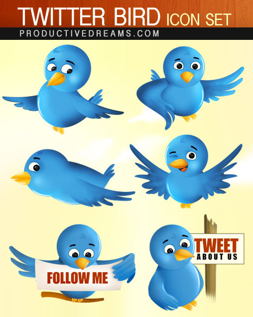 Twitter Bird Icons Free