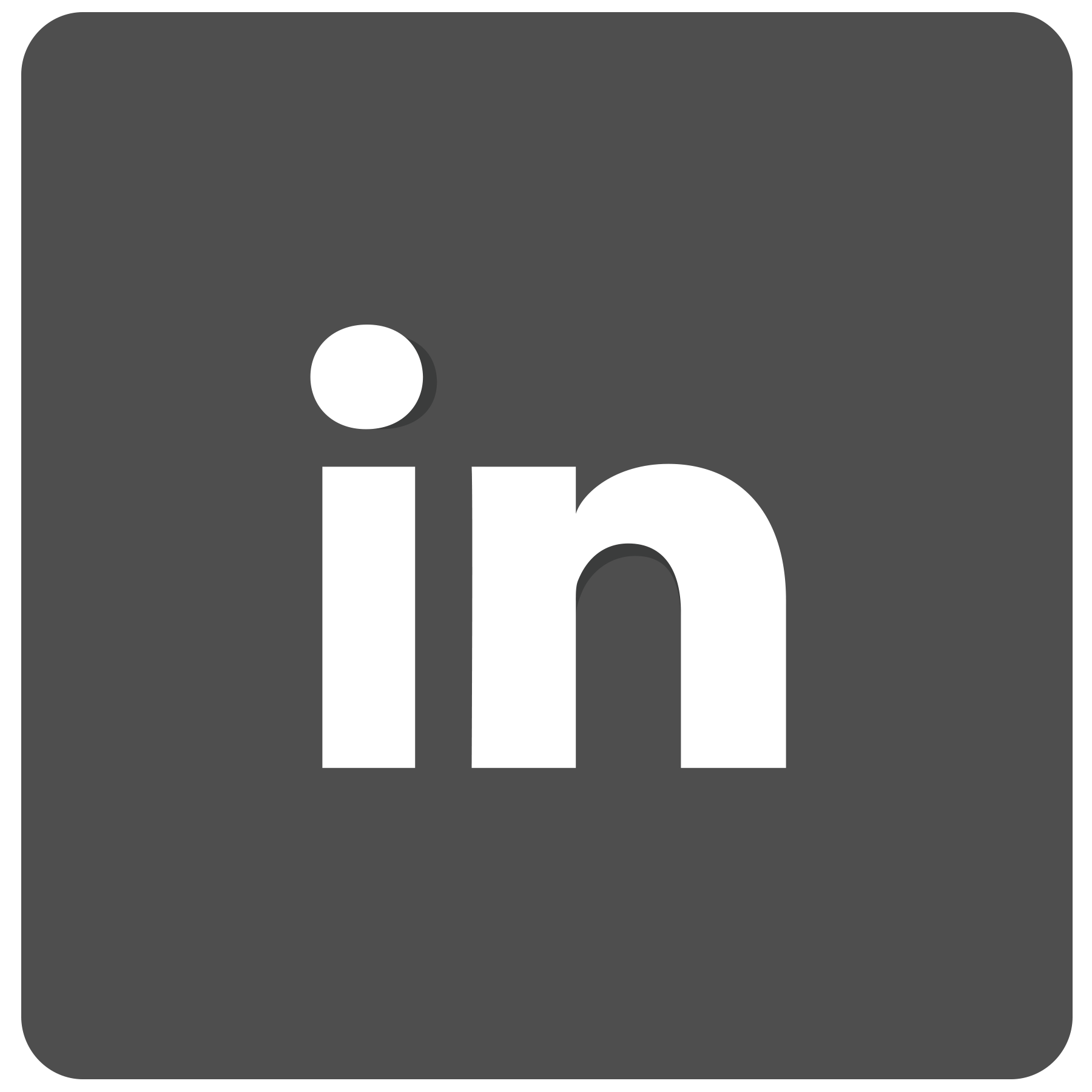 Twitter Facebook LinkedIn Icon Gray