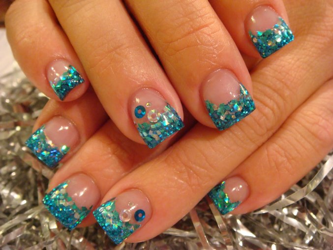 9. "Rhinestone Accent Nail Designs on Tumblr" - wide 3