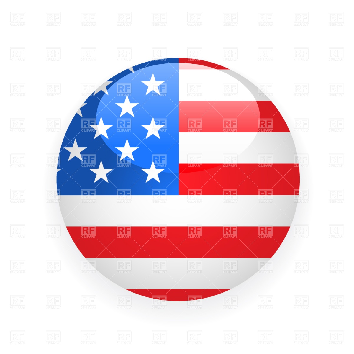 USA Flag Vector Free