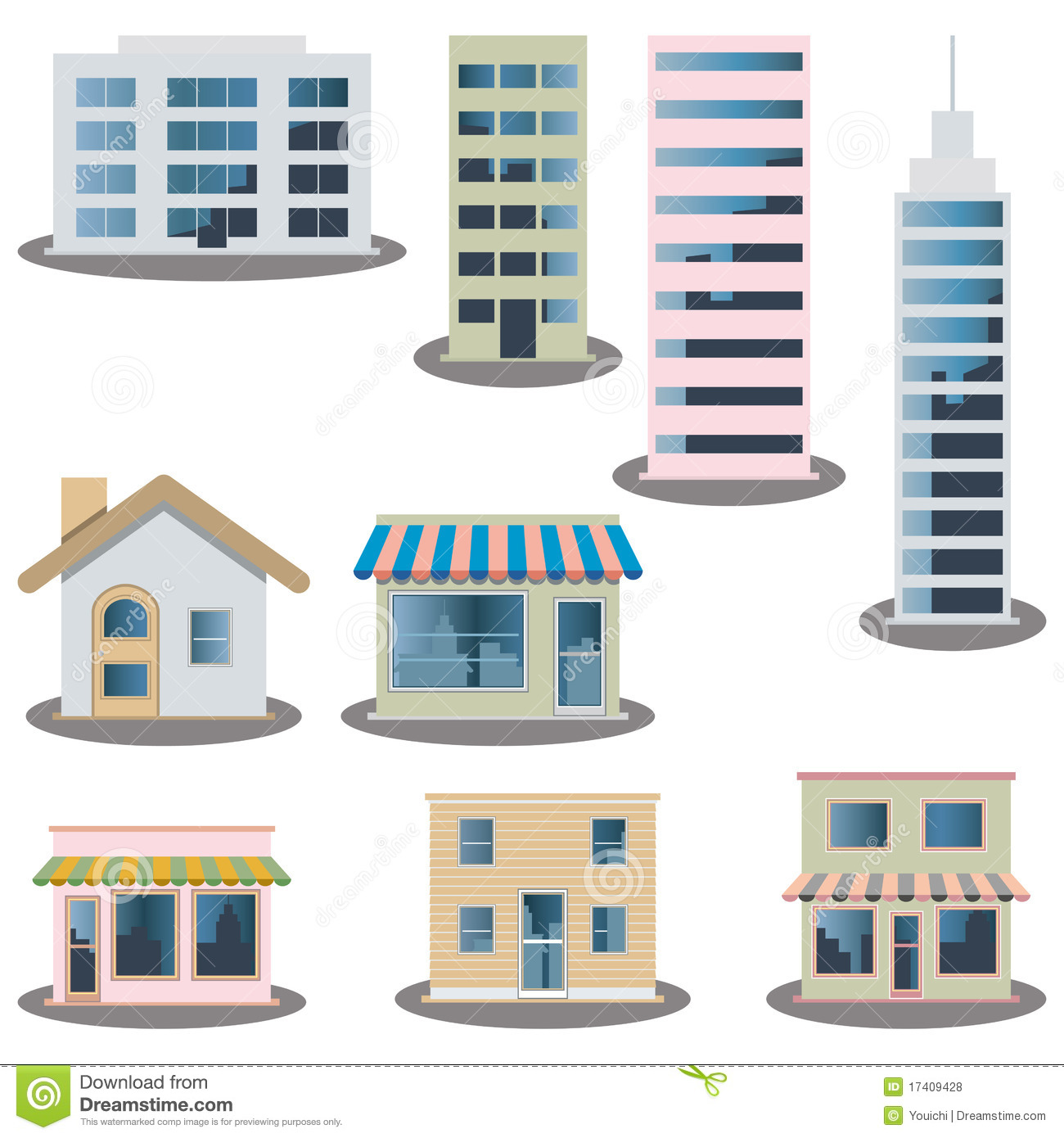 Vector Building Icons