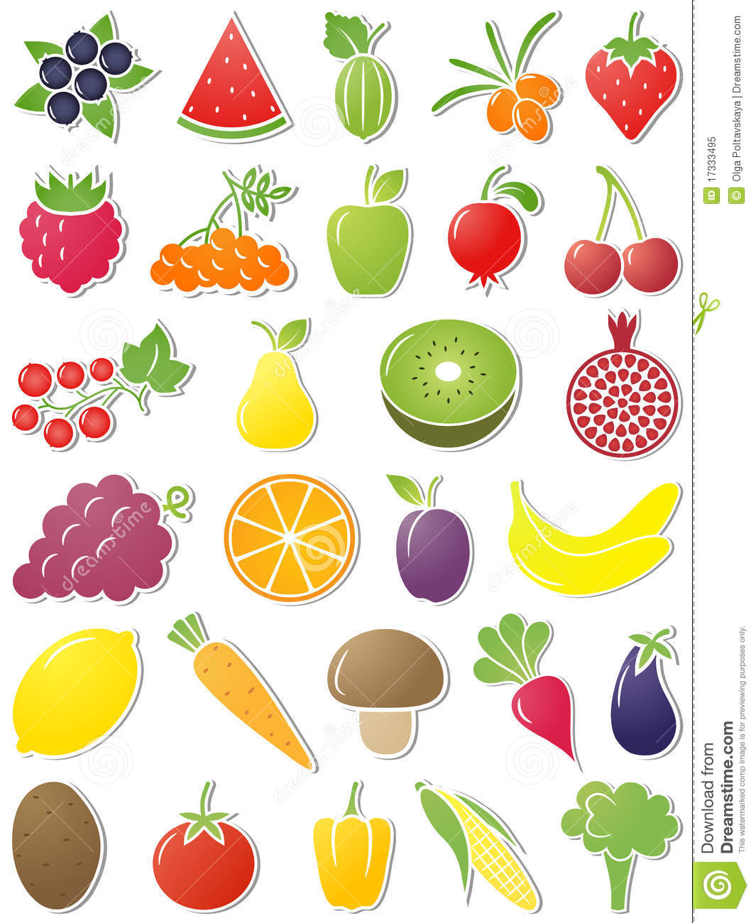 Vector Food Icons Vector Food Icons