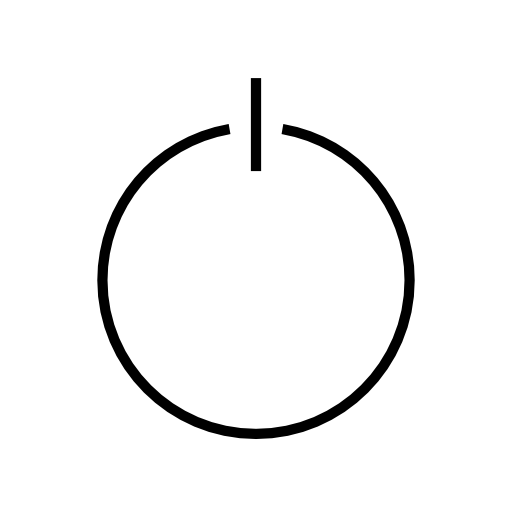 Vector Power Button Icon